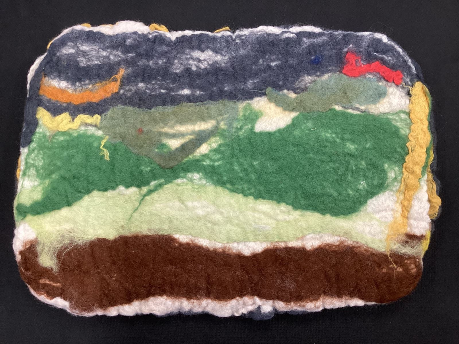 black, green and brown stripes